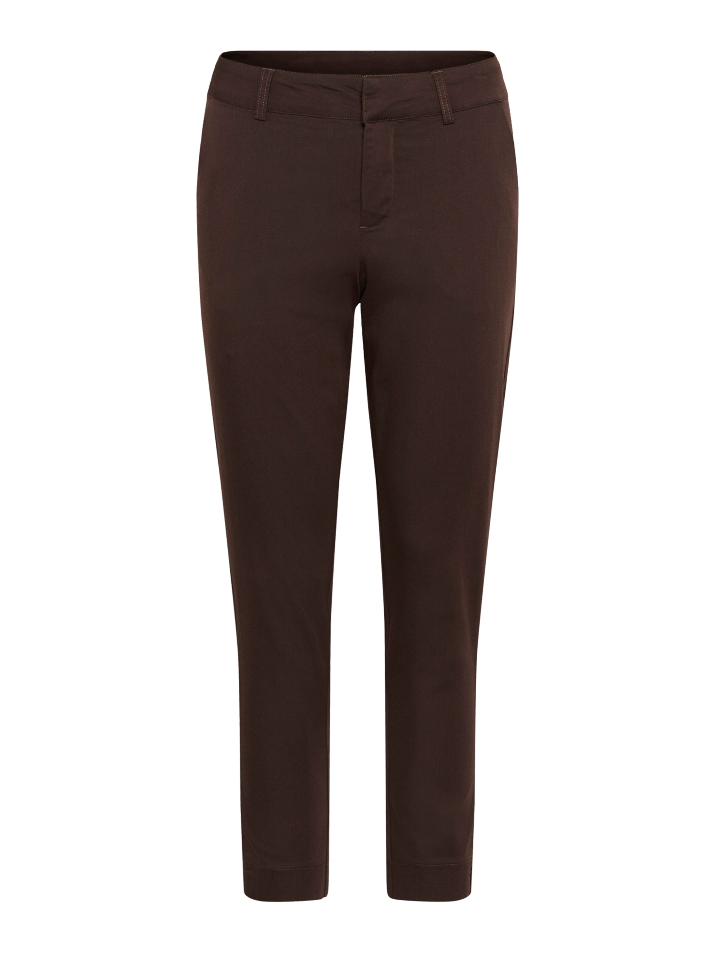 Kaffe Slimfit Hose 'Lea' in Braun: Vorderseite