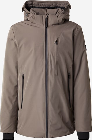 Cars Jeans Зимняя куртка 'HARWICK' в Серый: спереди