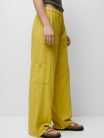 Pull&Bear Loose fit Trousers in Green