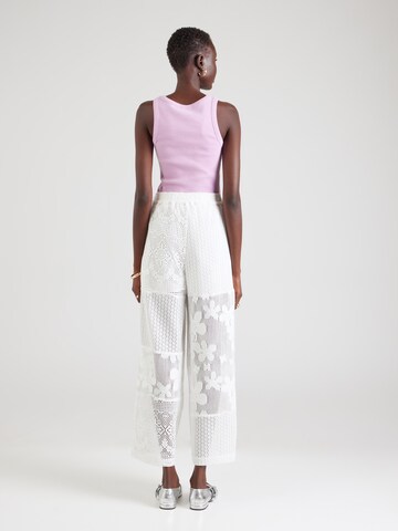 Wide leg Pantaloni 'Ackee' di OH APRIL in bianco