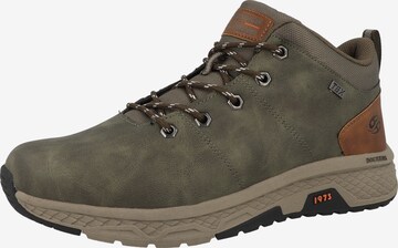 Boots stringati di Dockers by Gerli in verde: frontale