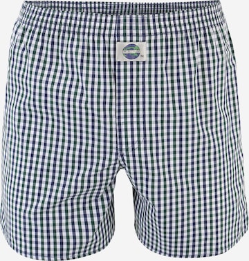 D.E.A.L International - Boxers 'Check' em azul: frente