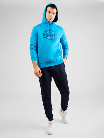 TOMMY HILFIGER Sweatshirt in Blau