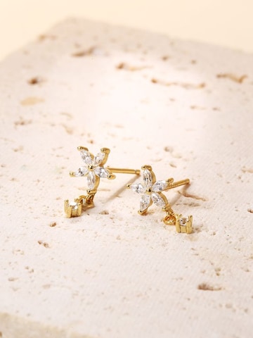 Hey Happiness - Pendientes 'Daisy Glow' en oro