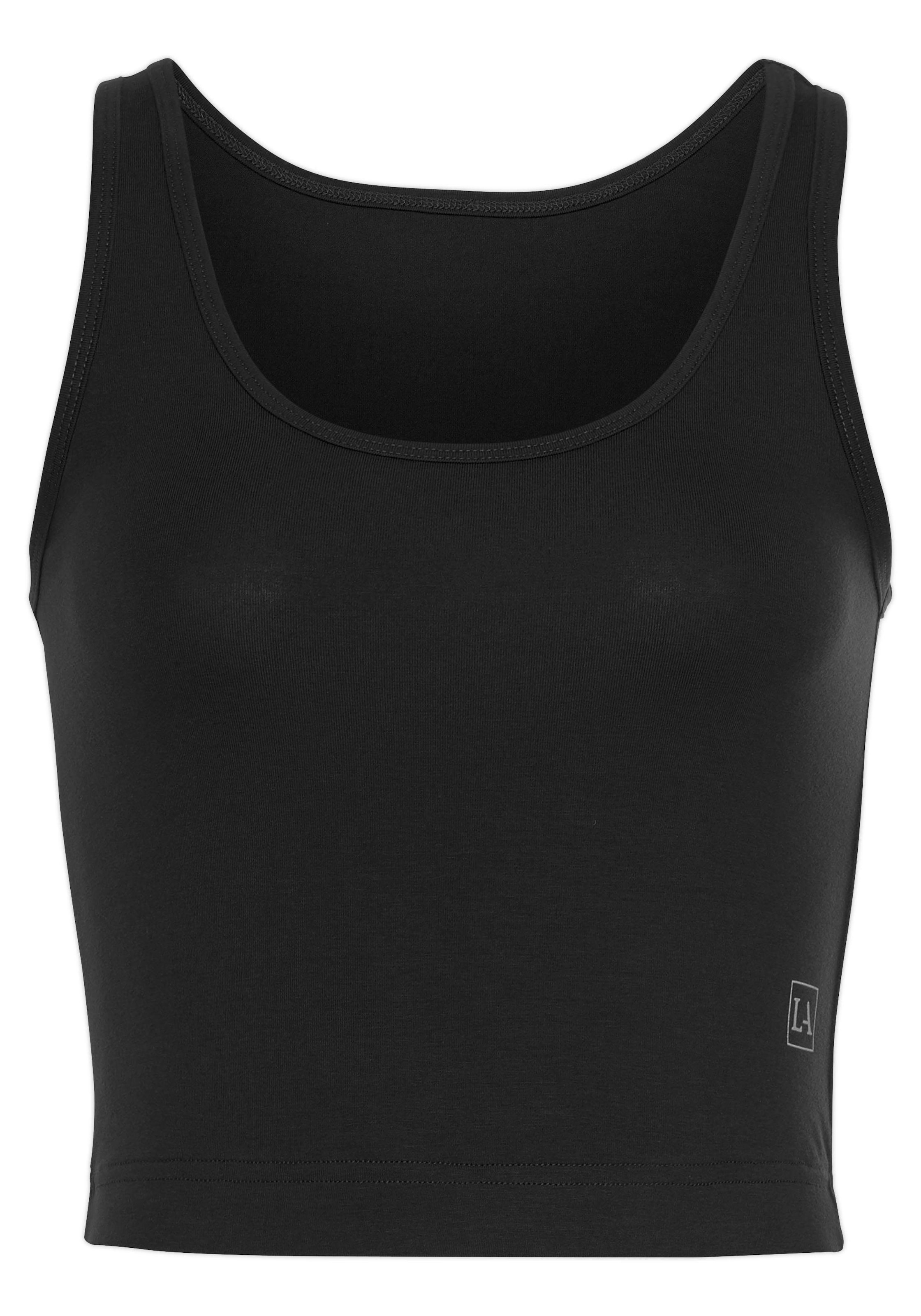 LASCANA ACTIVE Haut de sport en gris / noir, Vue avec produit