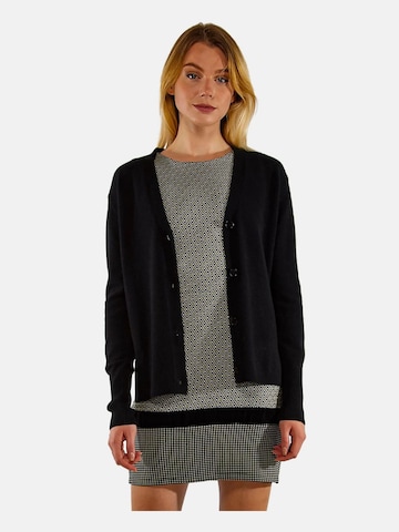 TOOche Knit Cardigan in Black: front