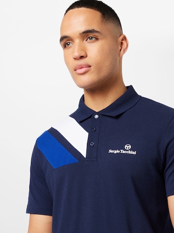 Sergio Tacchini Funkční tričko 'ORTICA' – modrá