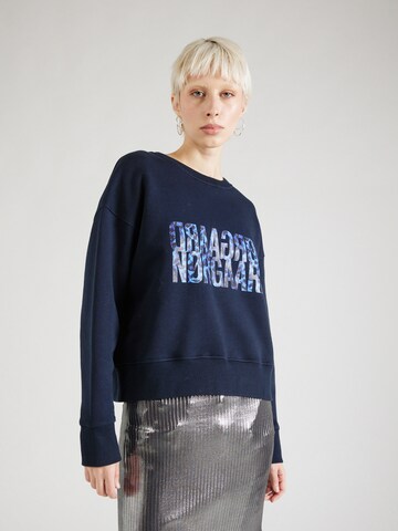 MADS NORGAARD COPENHAGEN Sweatshirt 'Tilvina' in Blue: front