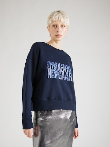 MADS NORGAARD COPENHAGEN Sweatshirt 'Tilvina' in Blue: front