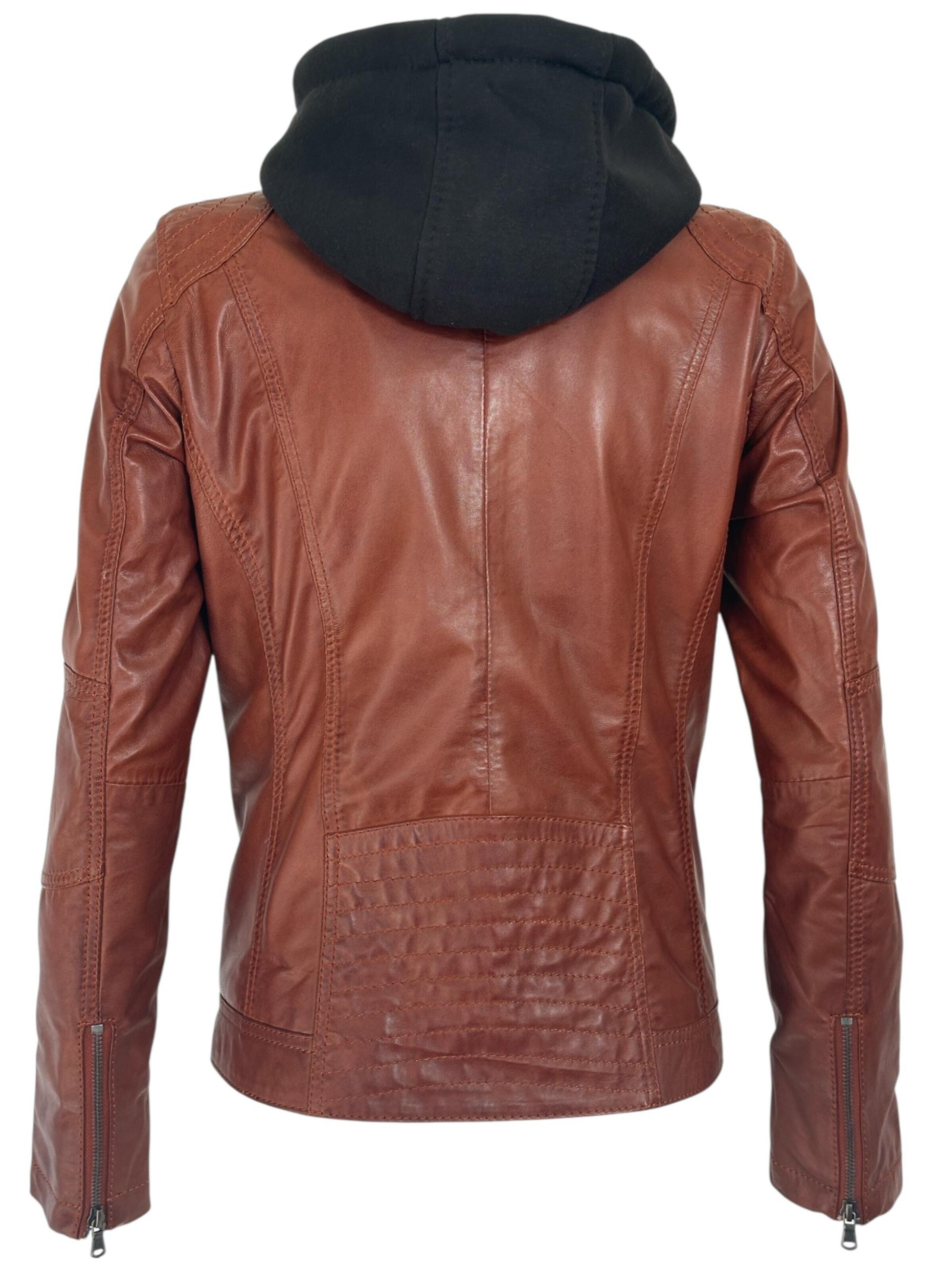 CBL Übergangsjacke 'Lederjacke'‌‌‌ in Braun