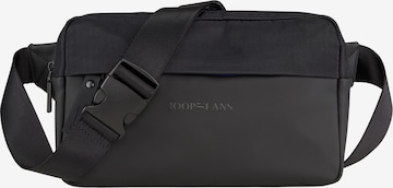 JOOP! Jeans - Mala de ombro 'Atessa Lino' em preto: frente