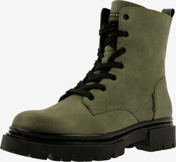 Stivaletto stringato di BULLBOXER in verde