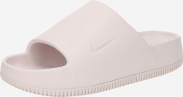 Nike Sportswear Пантолеты 'CALM SLIDE' в Ярко-розовый: спереди