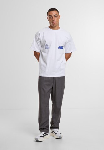 Another Cotton Lab Shirt 'Oyster and Champange' in Wit