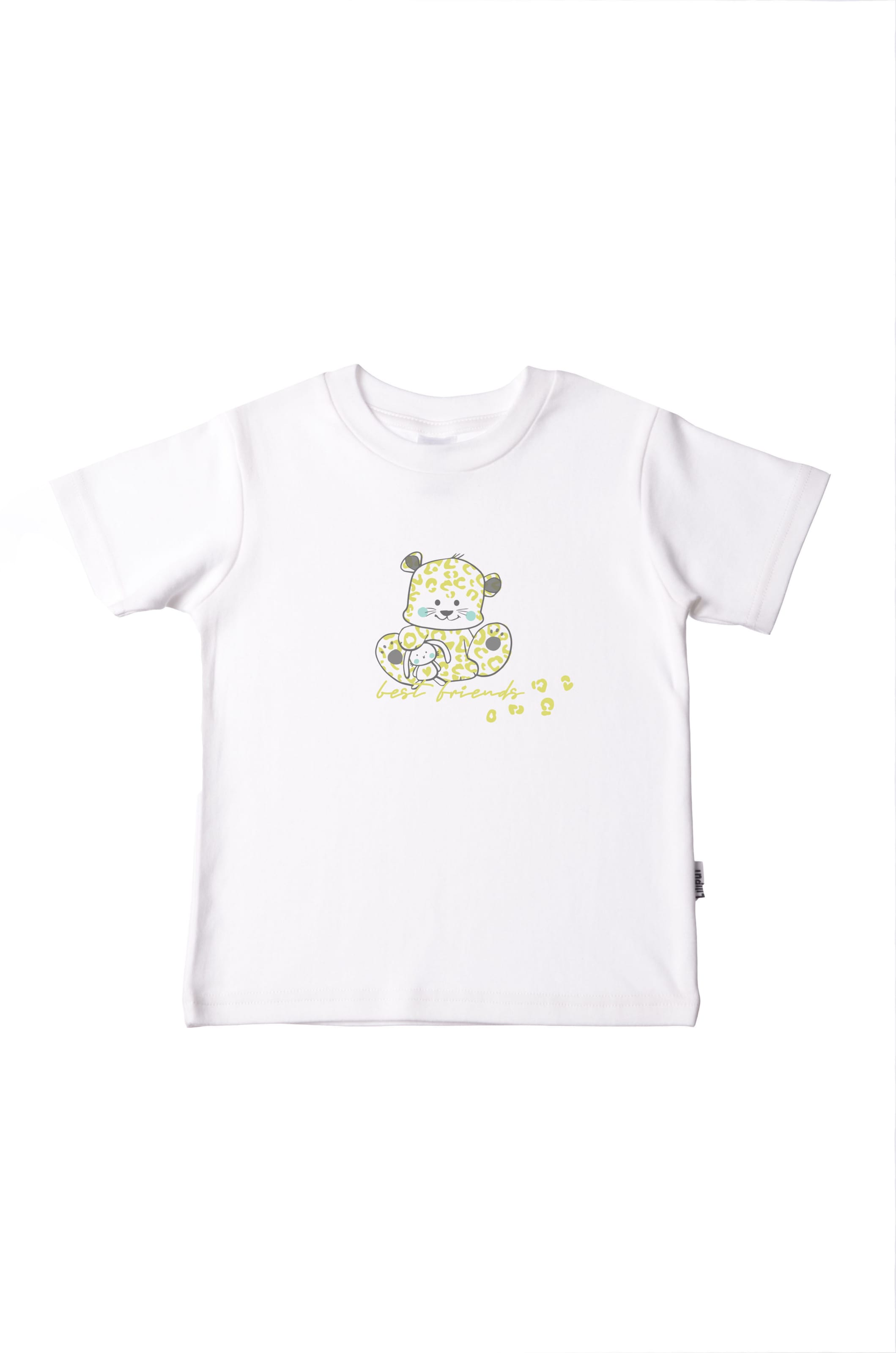 Kinder Kids (Gr. 92-140) LILIPUT T-Shirt 'Leo Baby' in Weiß - BG18258