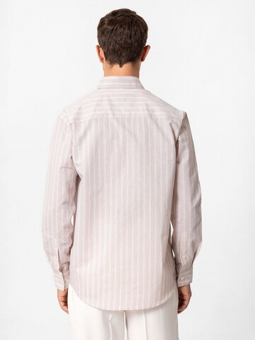 Coupe regular Chemise 'Mattia' Antioch en beige
