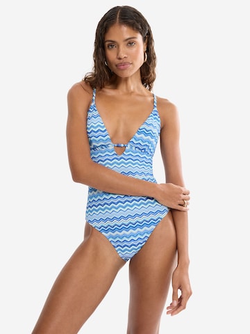 TRIUMPH Badpak ' Red Label Mix & Match Summer ' in Blauw: voorkant