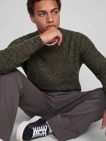 JACK & JONES Pullover 'JJLUKE' in Grün