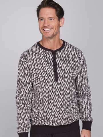 Pyjama long 'Urban Essence' Pastunette en beige : devant