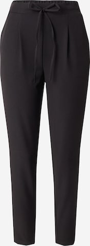 VERO MODA Tapered Pleat-Front Pants 'AVA' in Black: front