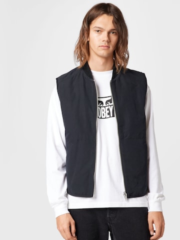 Abercrombie & Fitch Bodywarmer in Zwart: voorkant