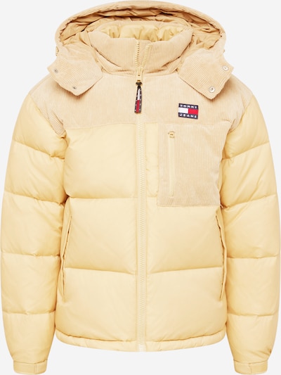 Tommy Jeans Veste d’hiver 'Alaska' en sable / bleu marine / rouge / blanc, Vue avec produit