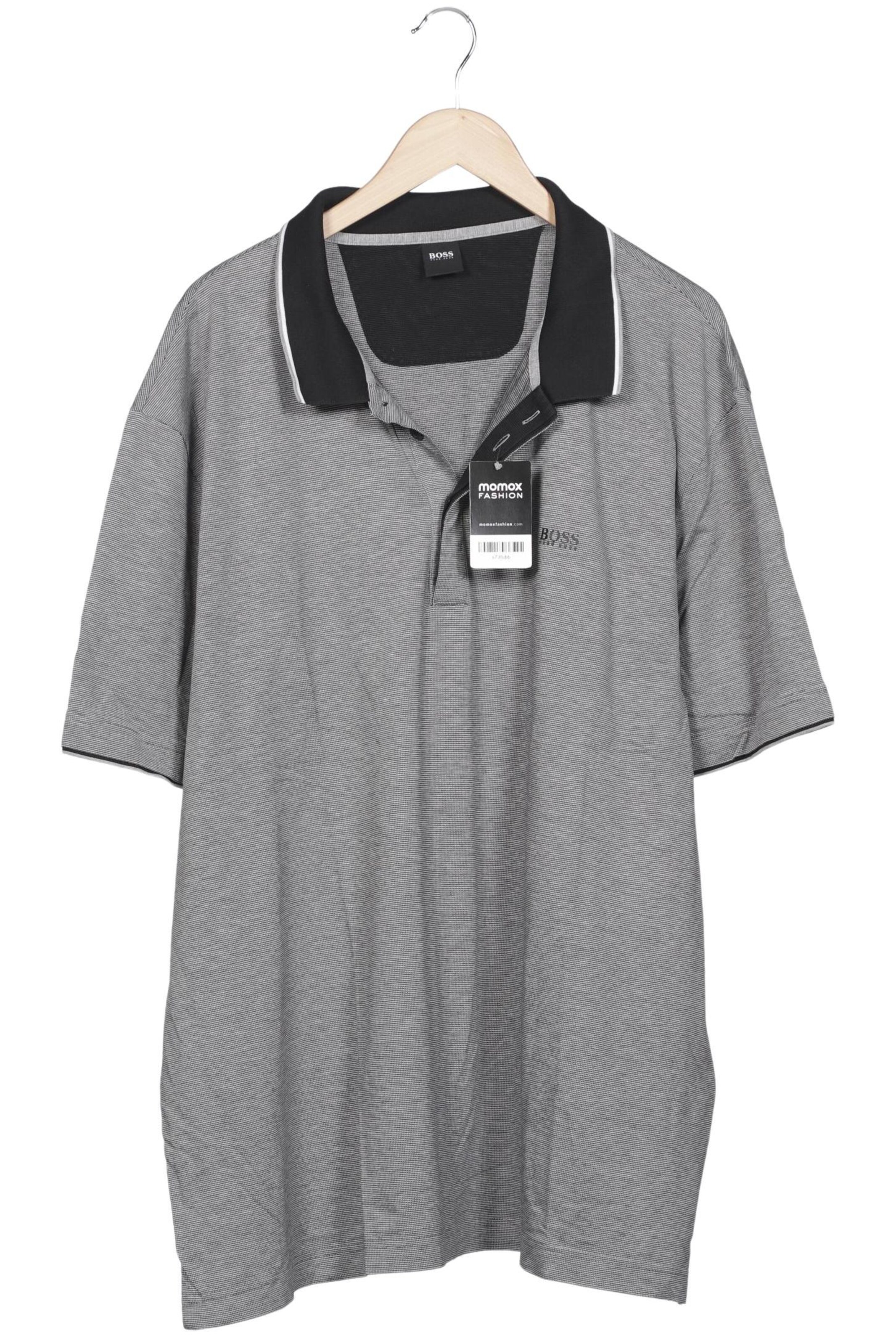 BOSS Poloshirt 5XL in Grau: Vorderseite