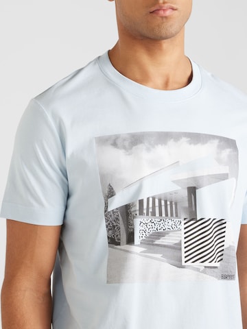 ESPRIT T-shirt i blå