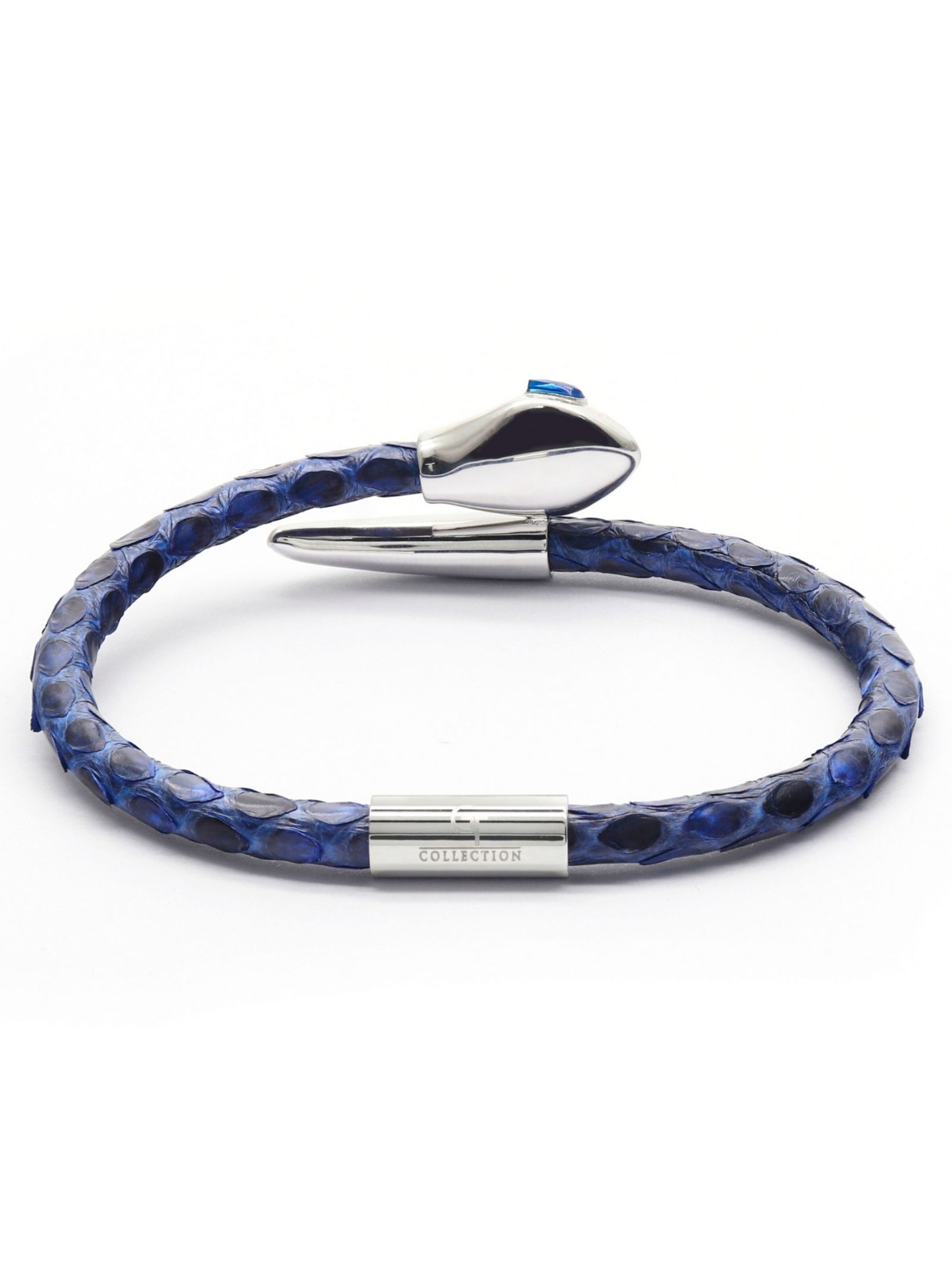 GT Collection Bracelet 'Snake Head' in Blue