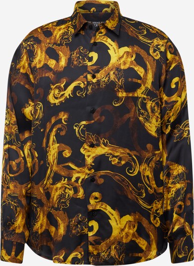 Cămașă Versace Jeans Couture pe maro / galben / negru, Vizualizare produs