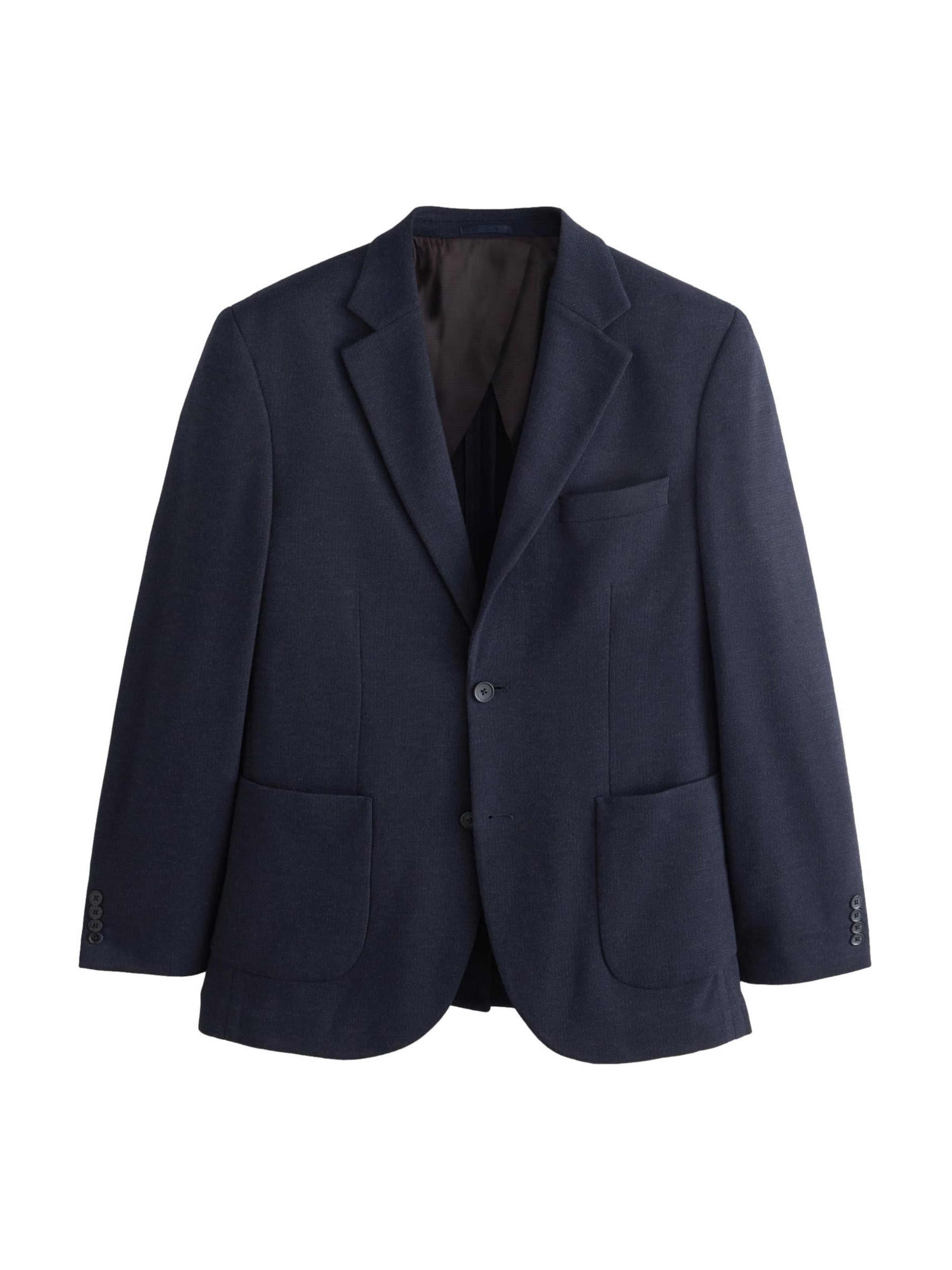 Next Slim fit Colbert in Blauw: voorkant