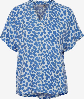 Fransa Blouse in Blue: front