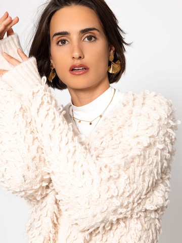 SASSYCLASSY Oversizestrickjacke‌‌‌‌‌‌‌‌‌‌ in Beige