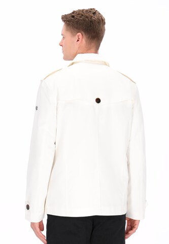 DreiMaster Klassik - Sobretudo meia-estação em branco