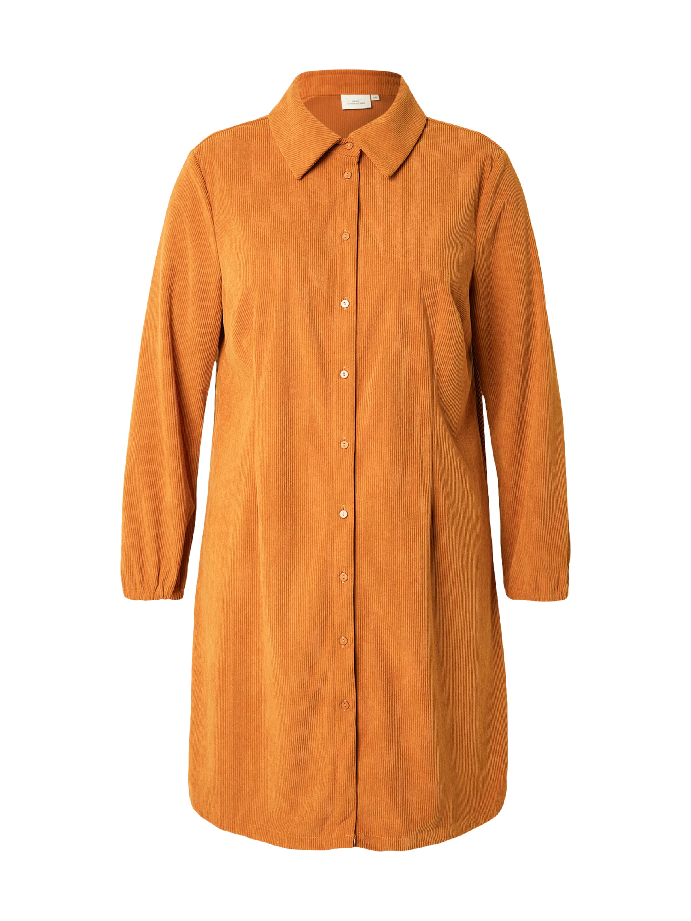 ONLY Carmakoma Košeľové šaty 'CARMAKINTA' - Hnedá: predná strana