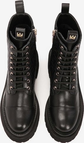 Kazar Lace-Up Ankle Boots in Black