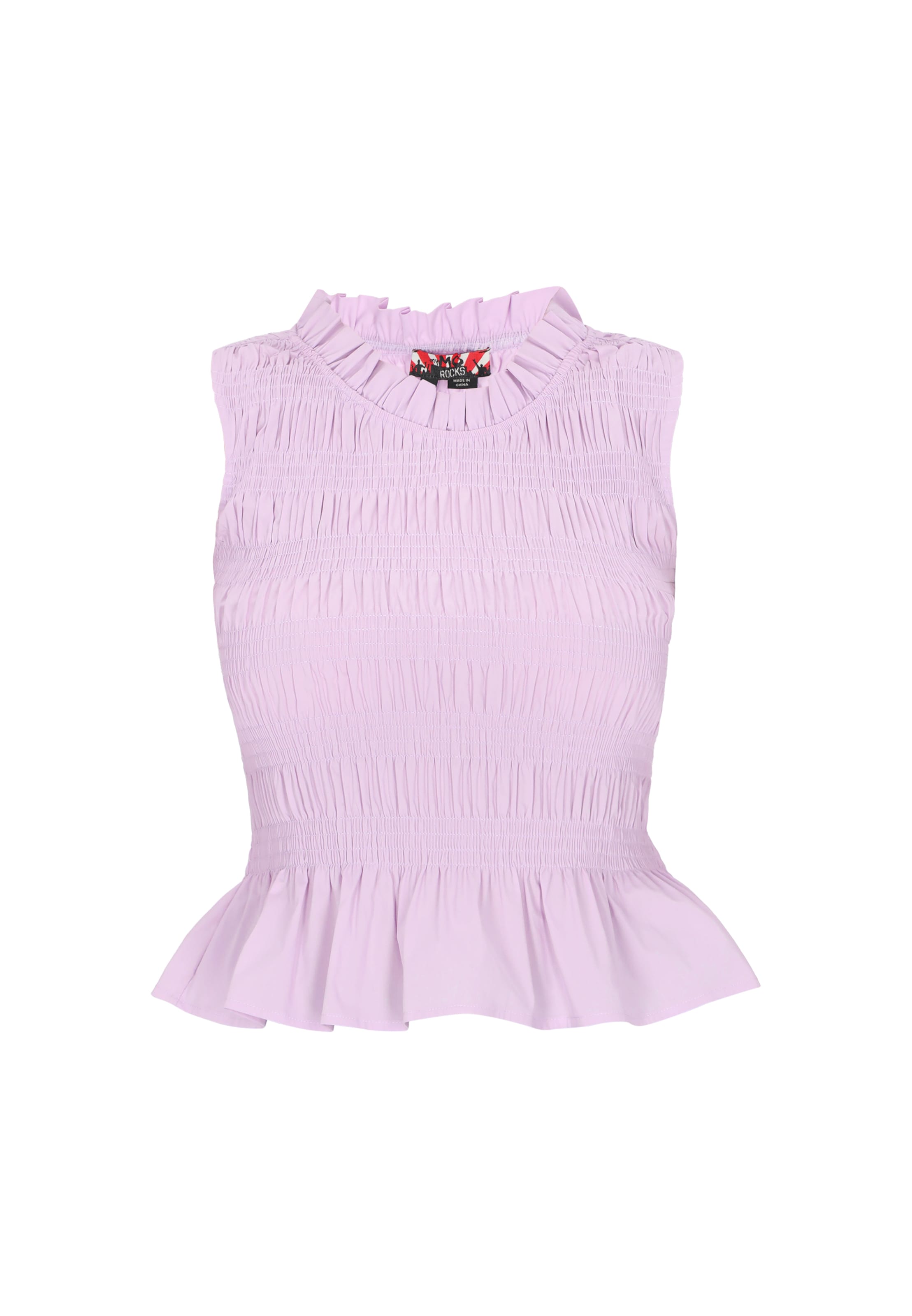 myMo ROCKS - Blusa 'Rock' em roxo: frente