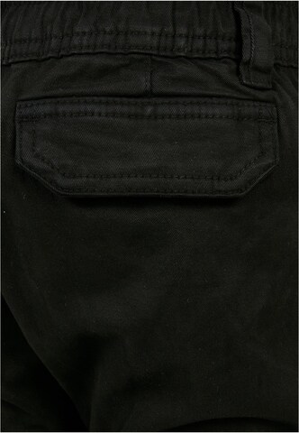 Urban Classics Tapered Trousers in Black