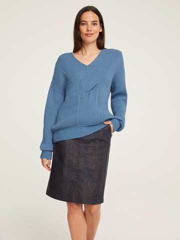 Pull-over heine en bleu : devant