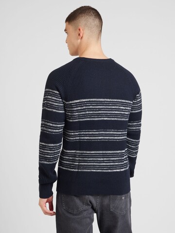 JACK & JONES Sweater 'JJPANNEL' in Blue