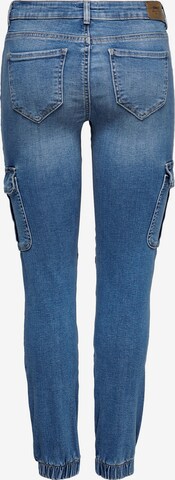 ONLY Tapered Cargojeans 'Missouri' i blå