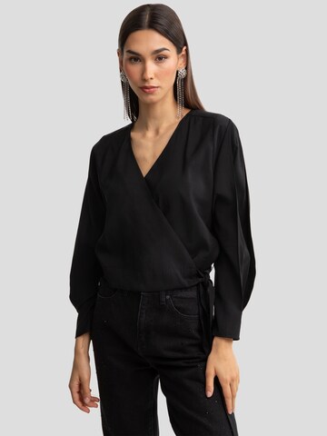 Camicia da donna 'KRITA' di BIG STAR in nero: frontale