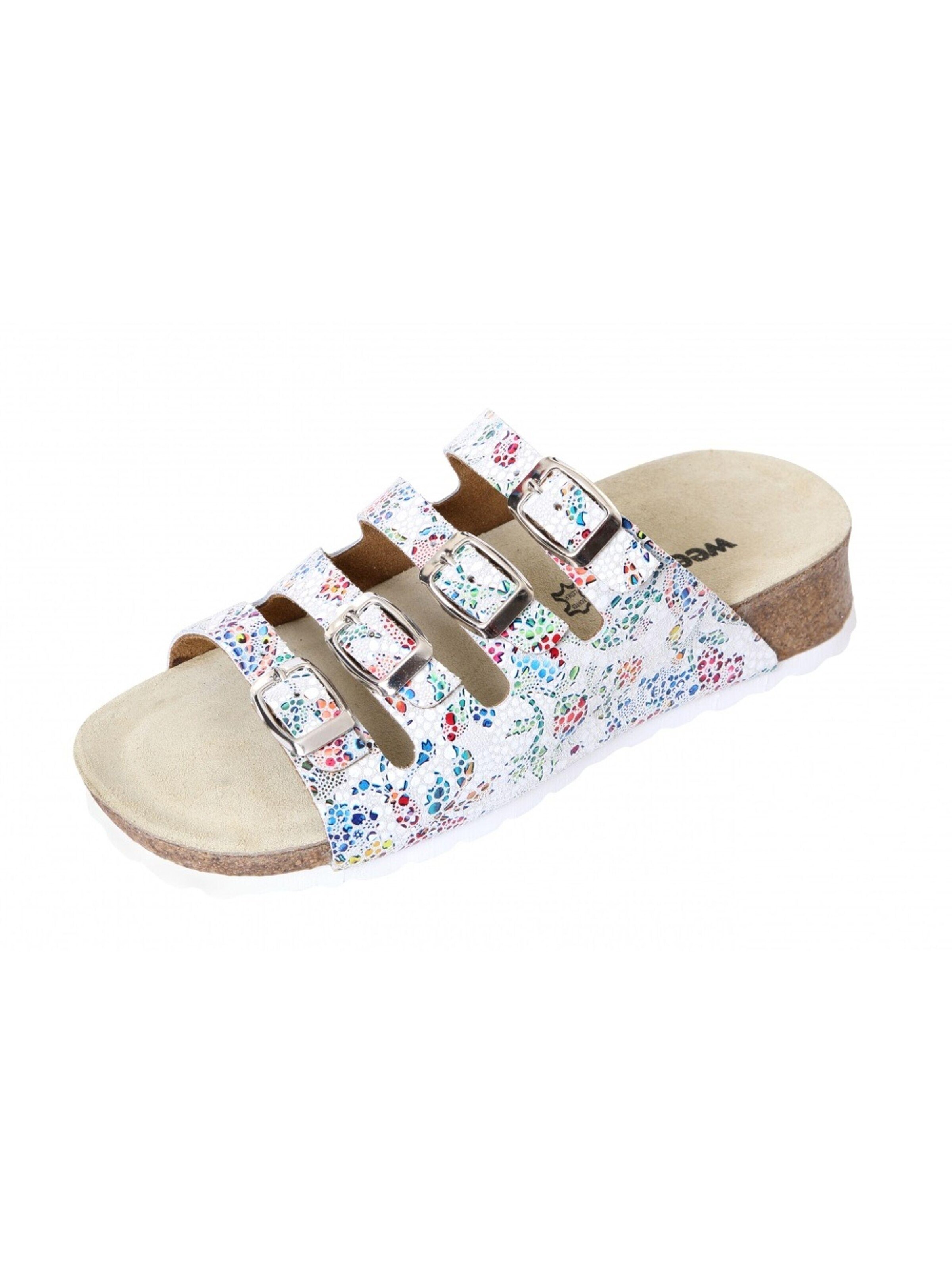 Weeger Sandale 'Keilpantolette 11460-11'‌‌ in Weiß: Vorderseite