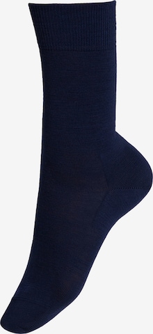 Calzino 'Wool Care' di KUNERT in blu: frontale