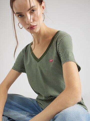 LEVI'S ® Koszulka 'Perfect Vneck' w kolorze zielony