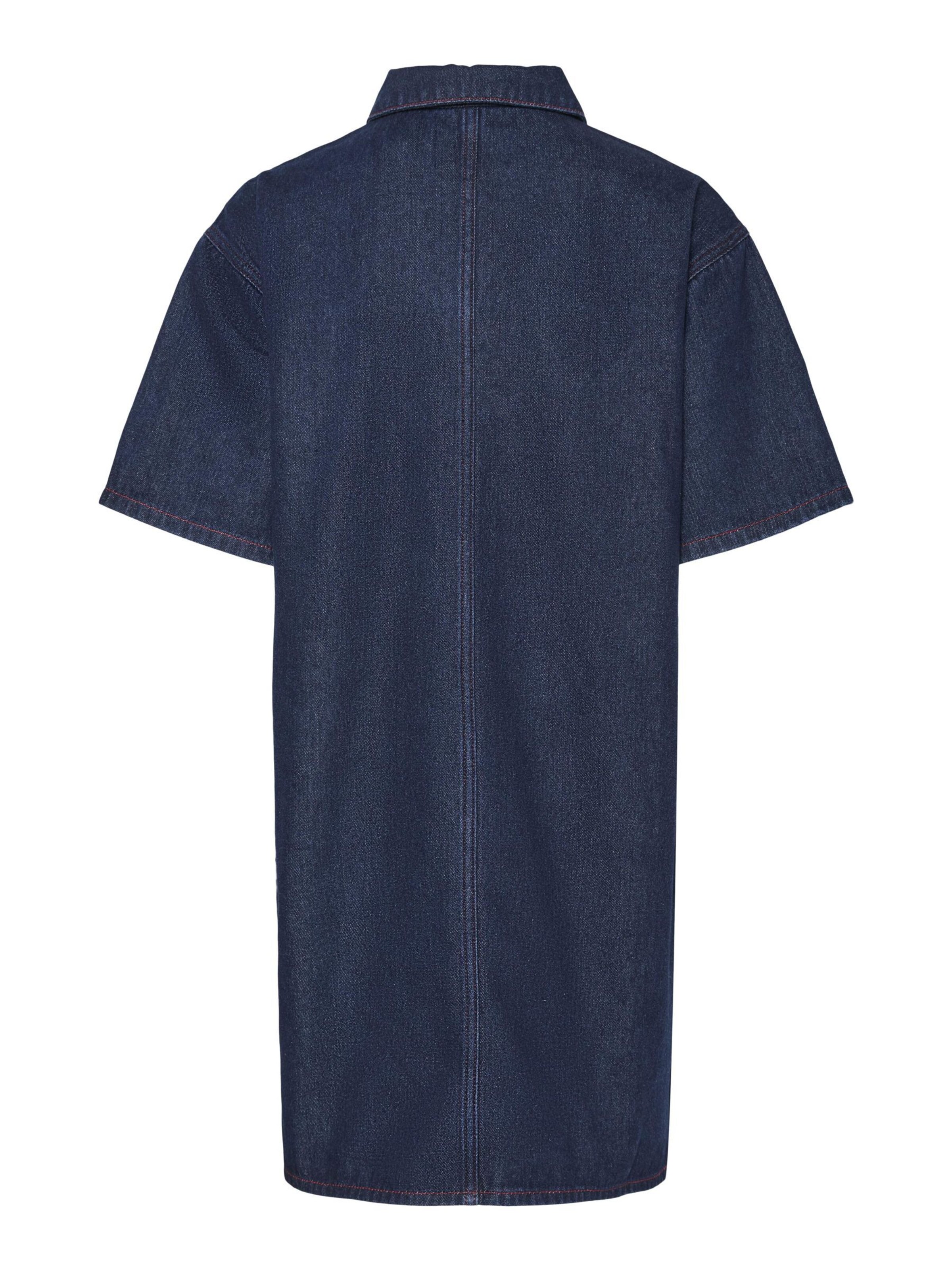 PIECES Shirt dress 'PCDemi' in Blue