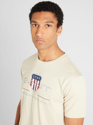 GANT T-Shirt in Beige