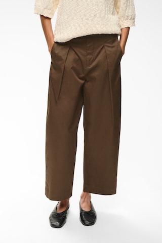 InWear - Pierna ancha Pantalón en marrón