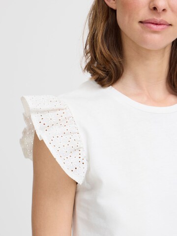 T-shirt 'Rika' b.young en blanc