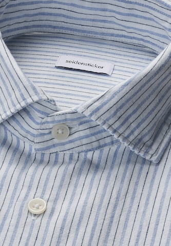 Coupe regular Chemise business SEIDENSTICKER en bleu